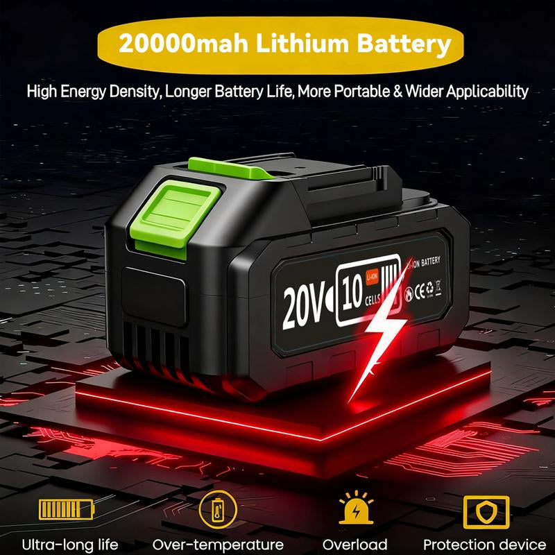 Turbojet Leafblower Leaf Blower Violent Turbo Fan Pure Copper Motor Cordless Turbo Power Air Duster Home Improve Garden Maintain Leaf Removal Manual Operation