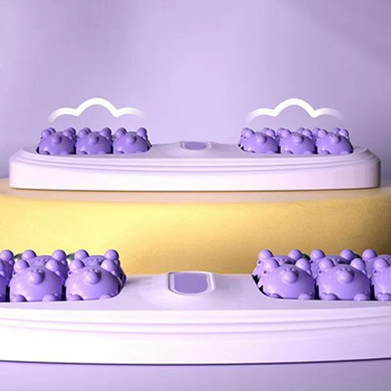 Portable Dual Foot Massage Roller Cat Claw Foot Therapy Foot Massage Instrument Relaxation Point Stimulation Magnetic Roller