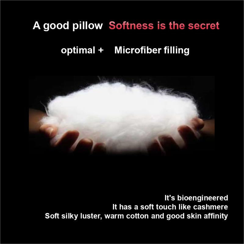 1 PCS Flat Neck Pillow - Adjustable Ergonomic Orthotic Support, High-Quality Soft Pillow Core, Relieves Neck Pain, Aids Sleep.Ergonomic Height for Optimal Cervical Support