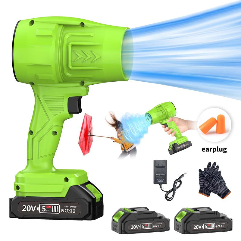 Turbojet Leafblower Leaf Blower Violent Turbo Fan Pure Copper Motor Cordless Turbo Power Air Duster Home Improve Garden Maintain Leaf Removal Manual Operation