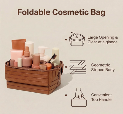 GlamFold™️ Make Up Bag