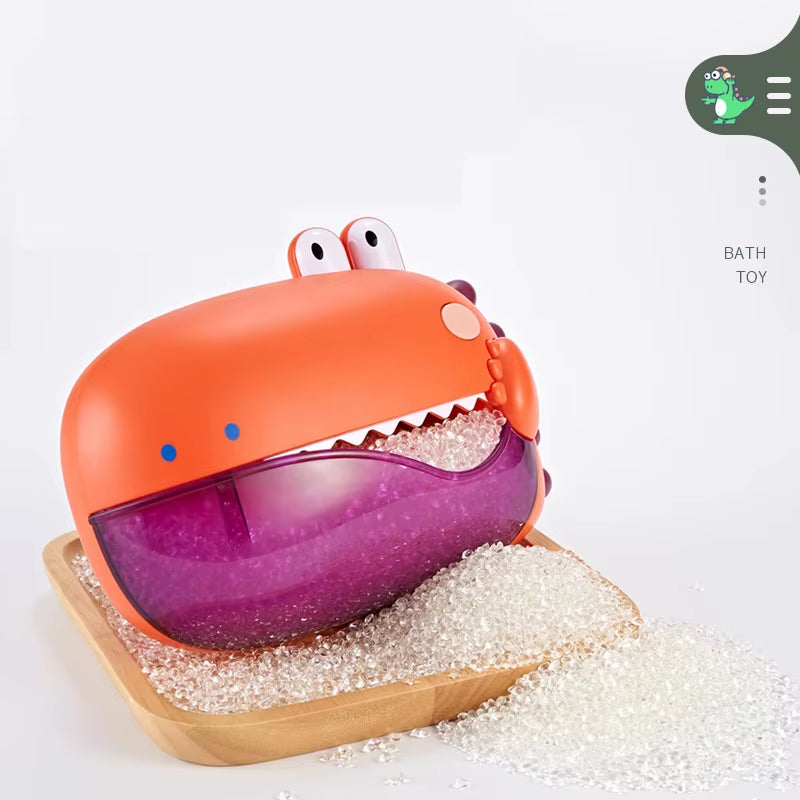 Baby Bath Toys for Kids Music Dinosaur Bubble Machine Bath Toys Bathtub Soap Automatic Bubble Maker Toys Baby Bathroom Toy